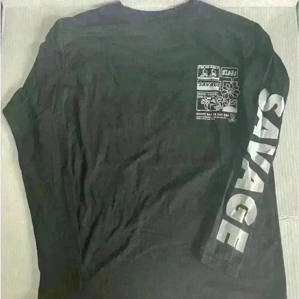 Fresh Laundry Savage Long Sleeve Tee size L
